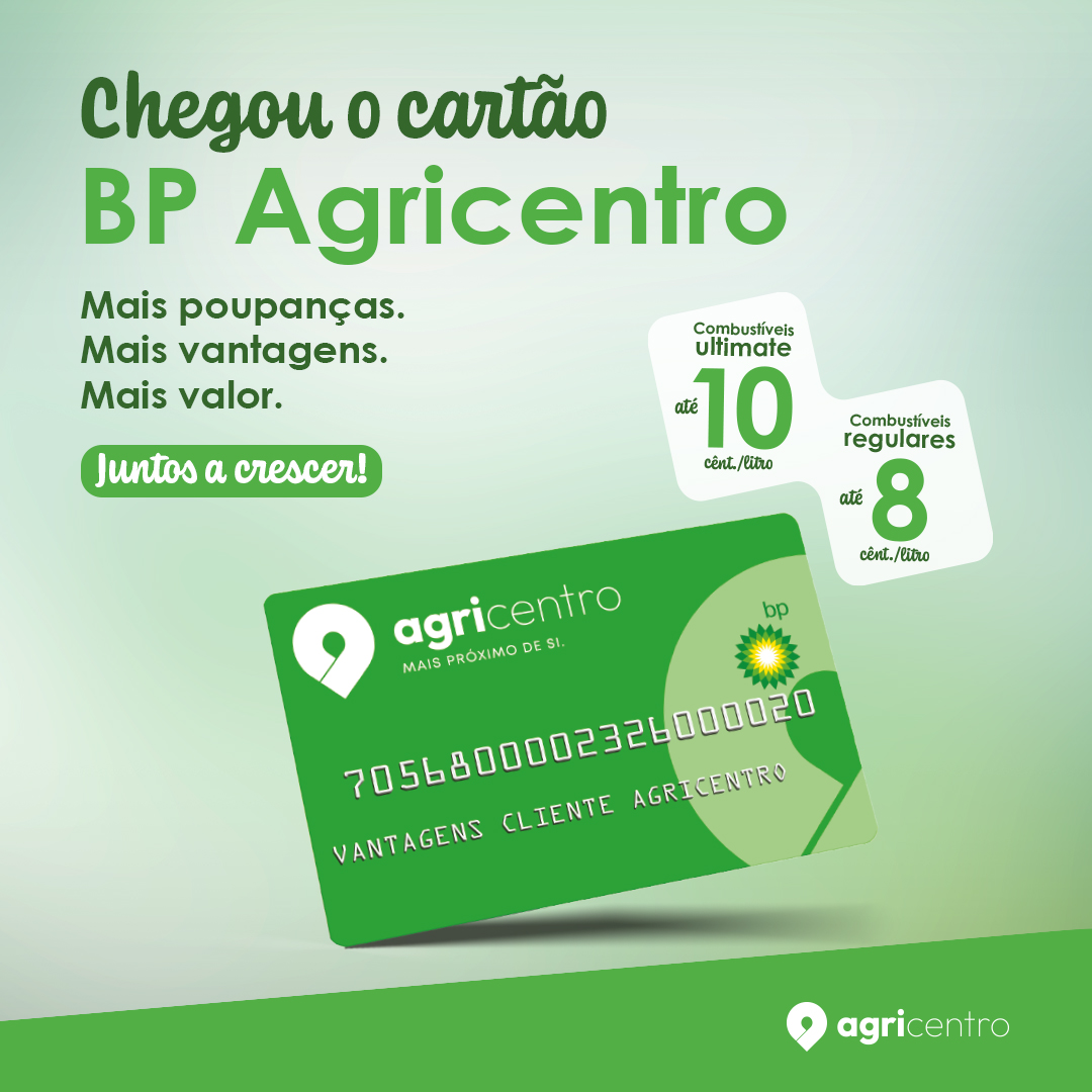 Chegou o Cartão BP – Agricentro!